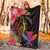 Hawaii Kanaka Maoli Premium Blanket - Tropical Hippie Style - Polynesian Pride