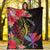 Hawaii Kanaka Maoli Premium Blanket - Tropical Hippie Style - Polynesian Pride