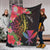 Hawaii Kanaka Maoli Premium Blanket - Tropical Hippie Style - Polynesian Pride