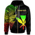 Hawaii Kanaka Maoli Custom Personalized Zip up Hoodie Flash Style Reggae Unisex Reggae - Polynesian Pride