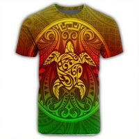 Kanaka Maoli Turtle Polynesian T Shirt AH - Polynesian Pride