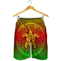 Kanaka Maoli Turtle Polynesian Men's Shorts - AH - Polynesian Pride