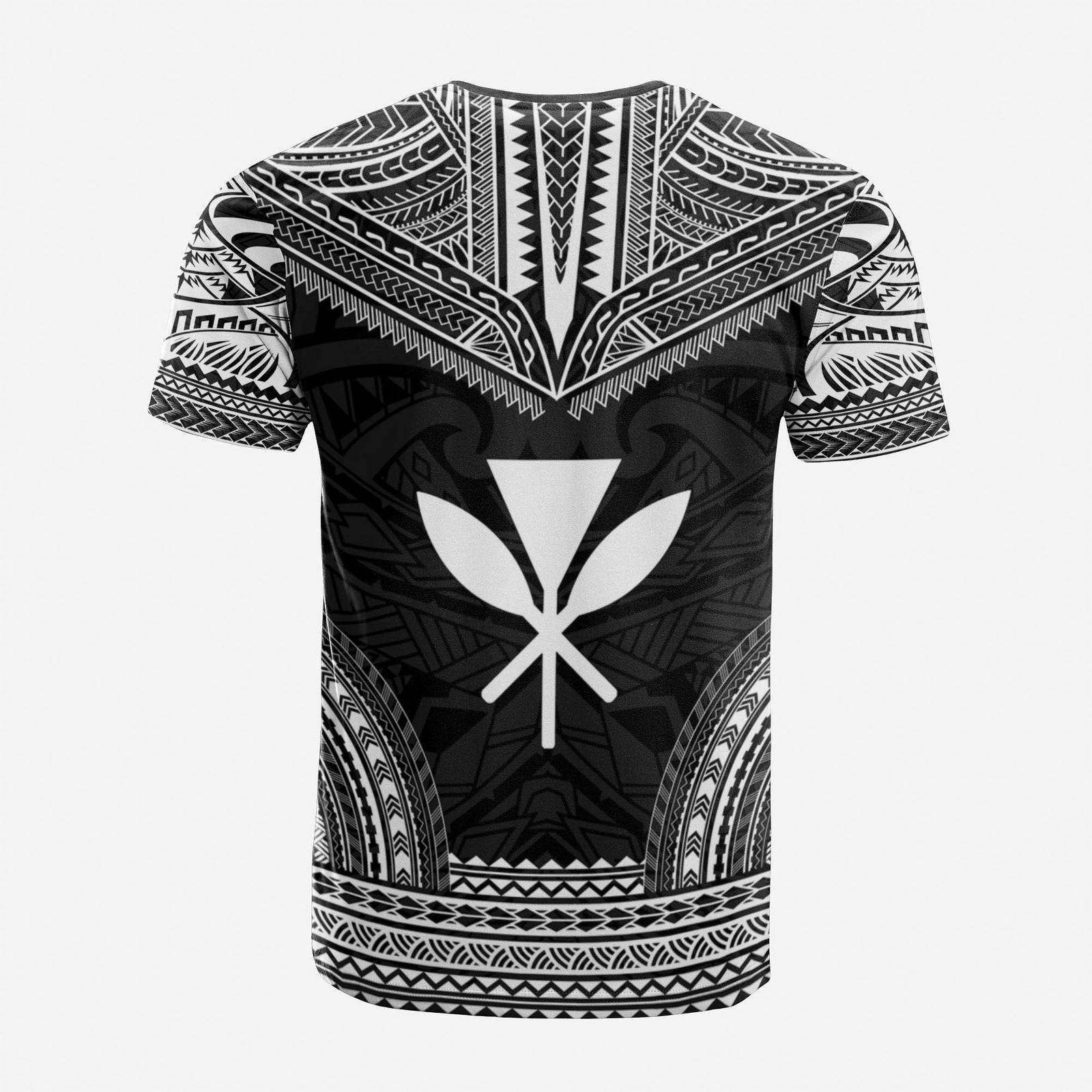 Hawaii Custom T Shirt Kanaka Maoli Polynesian Chief Tattoo Black Version Unisex Black - Polynesian Pride