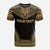 Hawaii Custom T Shirt Kanaka Maoli Polynesian Chief Tattoo Gold Version - Polynesian Pride