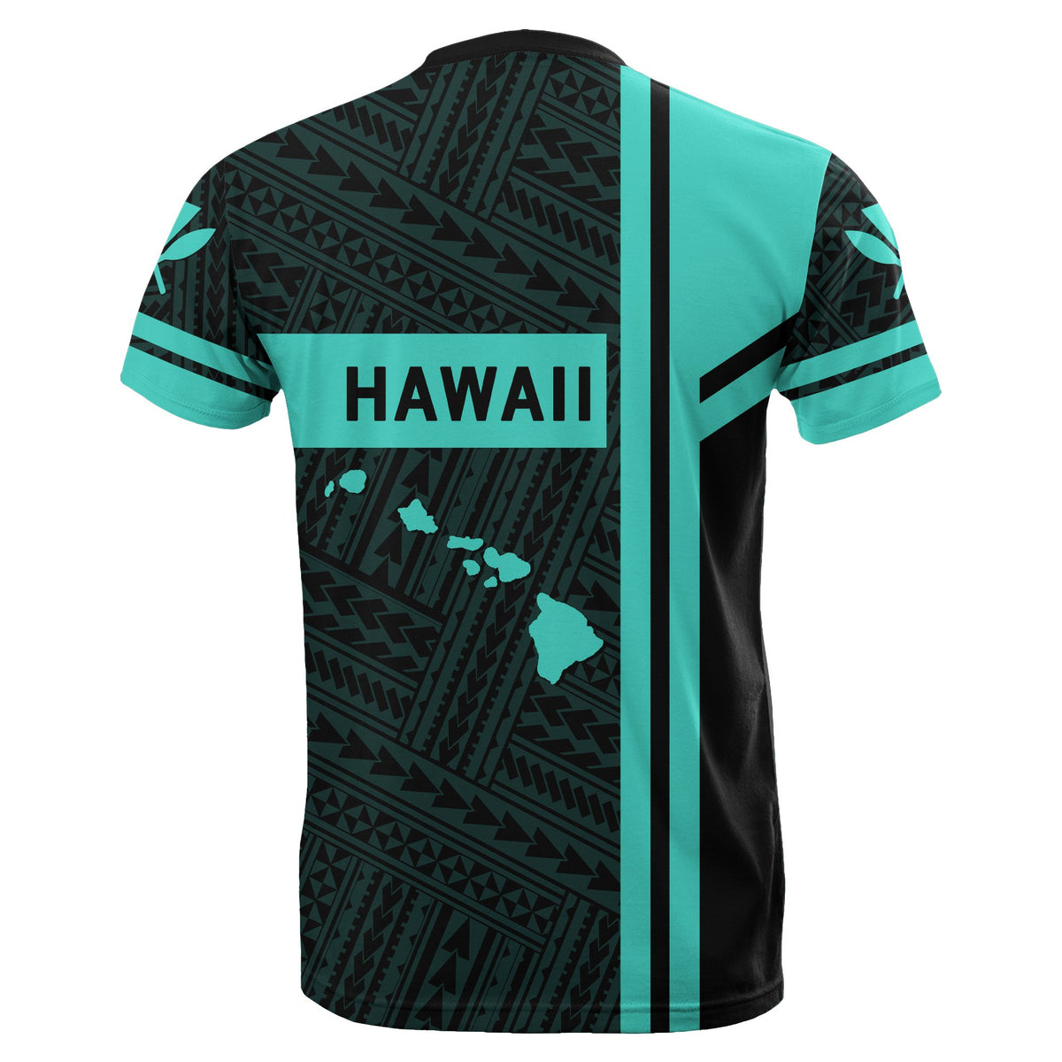 Kanaka Polynesian T Shirt Turquoise Morale Style - Polynesian Pride