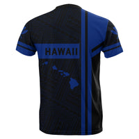 Kanaka Polynesian T Shirt Blue Morale Style - Polynesian Pride