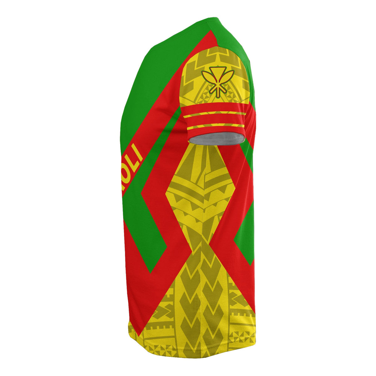 Kanaka Maoli Flag Polynesian T Shirt Cross Style - Polynesian Pride