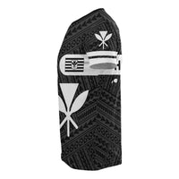 Kanaka Polynesian T Shirt White Morale Style - Polynesian Pride