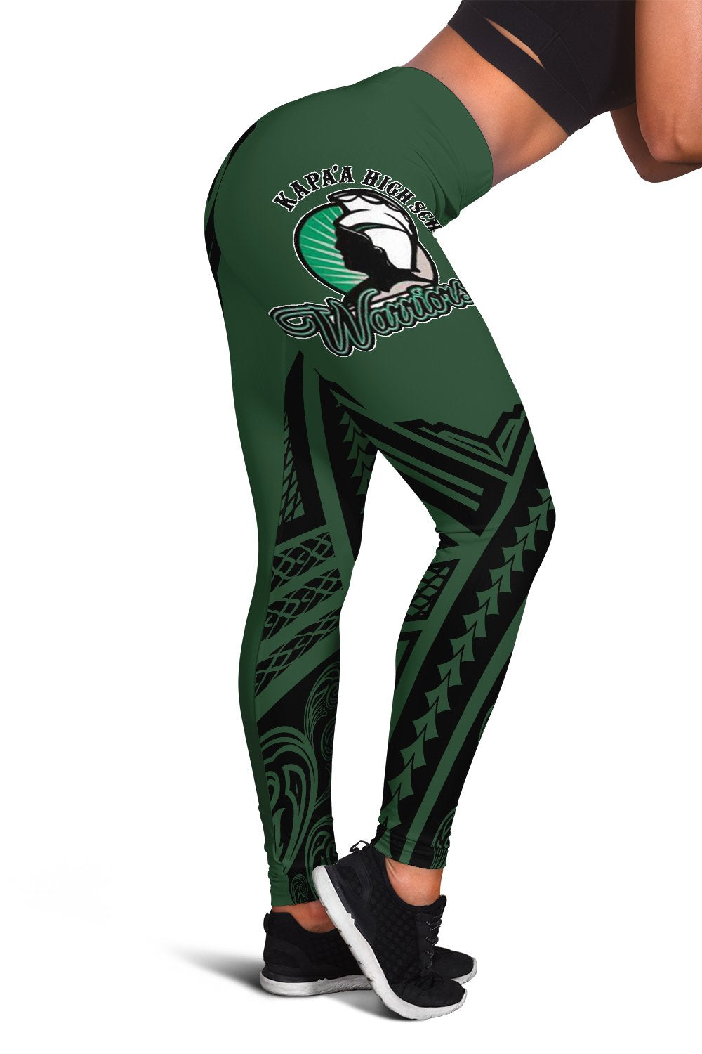 Hawaii - Kapa High Leggings - AH Blue - Polynesian Pride