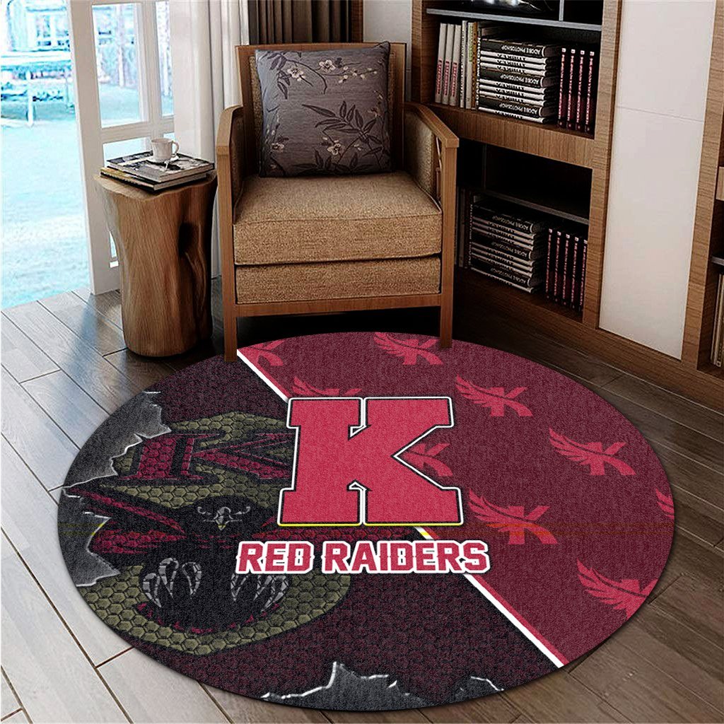 Hawaii - Kauai High Round Carpet - AH Round Carpet Red - Polynesian Pride