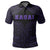 Hawaiian Kanaka Map Polynesian Kauai Polo Shirt Purple Brad Style - Polynesian Pride