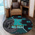 Hawaii - King Kekaulike High Round Carpet - AH Round Carpet Blue - Polynesian Pride