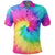 Hawaiian Map Polo Shirt Tie Dye - Polynesian Pride