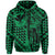 Hawaii Hoodie King Kakau Kanaka Green - Polynesian Pride