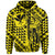 Hawaii Hoodie King Kakau Kanaka Yellow - Polynesian Pride