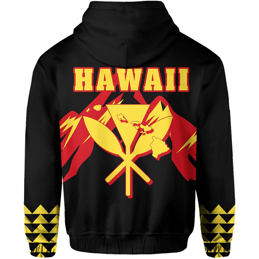 King Kanaka Kauka Hoodie Black - Polynesian Pride