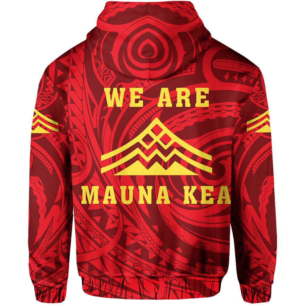 Hawaii Hoodie King Mauna Kea Flag - Polynesian Pride