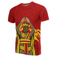 King Mauna Kea Kauka T Shirt Red - Polynesian Pride