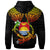 Kiribati Custom Zip up Hoodie Lizard Good Chest - Polynesian Pride