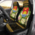 Kiribati Car Seat Cover - Polynesian Gold Patterns Collection Universal Fit Black - Polynesian Pride