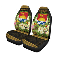Kiribati Car Seat Cover - Polynesian Gold Patterns Collection - Polynesian Pride