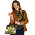 Kiribati Shoulder Handbag - Polynesian Gold Patterns Collection - Polynesian Pride