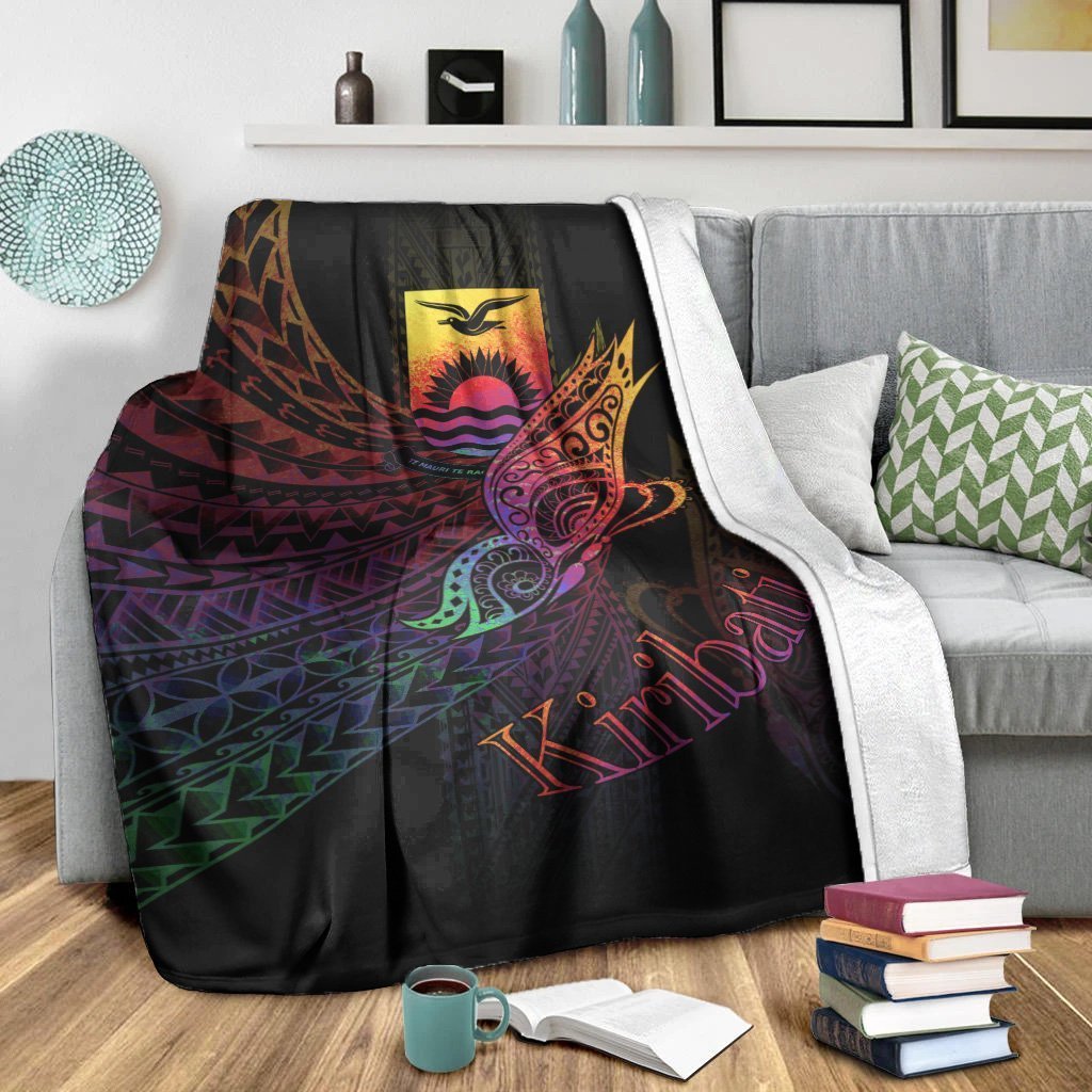 Kiribati Premium Blanket - Butterfly Polynesian Style - Polynesian Pride