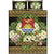 Kiribati Quilt Bed Set - Polynesian Gold Patterns Collection - Polynesian Pride