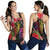 Kiribati Women's Racerback Tank - Tropical Hippie Style Black - Polynesian Pride