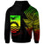 Kiribati Custom Personalized Hoodie Flash Style Reggae - Polynesian Pride