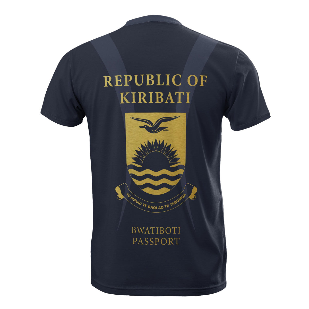 Kiribati All Over Print T Shirt Republic Of Kiribati Bwatiboti Passport - Polynesian Pride