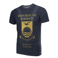 Kiribati All Over Print T Shirt Republic Of Kiribati Bwatiboti Passport Unisex Art - Polynesian Pride