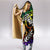 Kosrae Custom Personalised Hooded Blanket - Rainbow Polynesian Pattern - Polynesian Pride