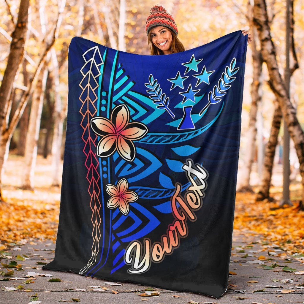 Kosrae Custom Personalised Premium Blanket - Vintage Tribal Mountain - Polynesian Pride