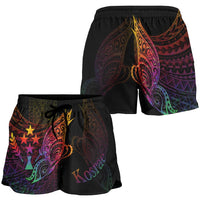 Kosrae State Women's Shorts - Butterfly Polynesian Style - Polynesian Pride
