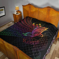 Kosrae State Premium Quilt - Butterfly Polynesian Style - Polynesian Pride