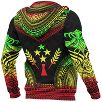 Kosrae All Over Hoodie Micronesian Reggae Color Version - Polynesian Pride