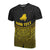 Kosrae Polynesian Custom T Shirt Gold Pride Map And Seal Unisex Gold - Polynesian Pride