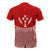 Kosrae Polynesian Custom T Shirt Red Pride Map And Seal - Polynesian Pride