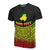Kosrae Polynesian Custom T Shirt Reggae Pride Map And Seal Unisex Reggae - Polynesian Pride