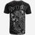 Kosrae T Shirt Kosrae FLag Turtle Hibiscus Black - Polynesian Pride