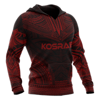 Kosrae Polynesian Chief Hoodie Red Version - Polynesian Pride
