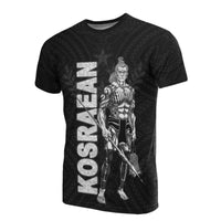 Kosrae Polynesian T Shirt Micronesia Kosraean Warrior Unisex Black - Polynesian Pride