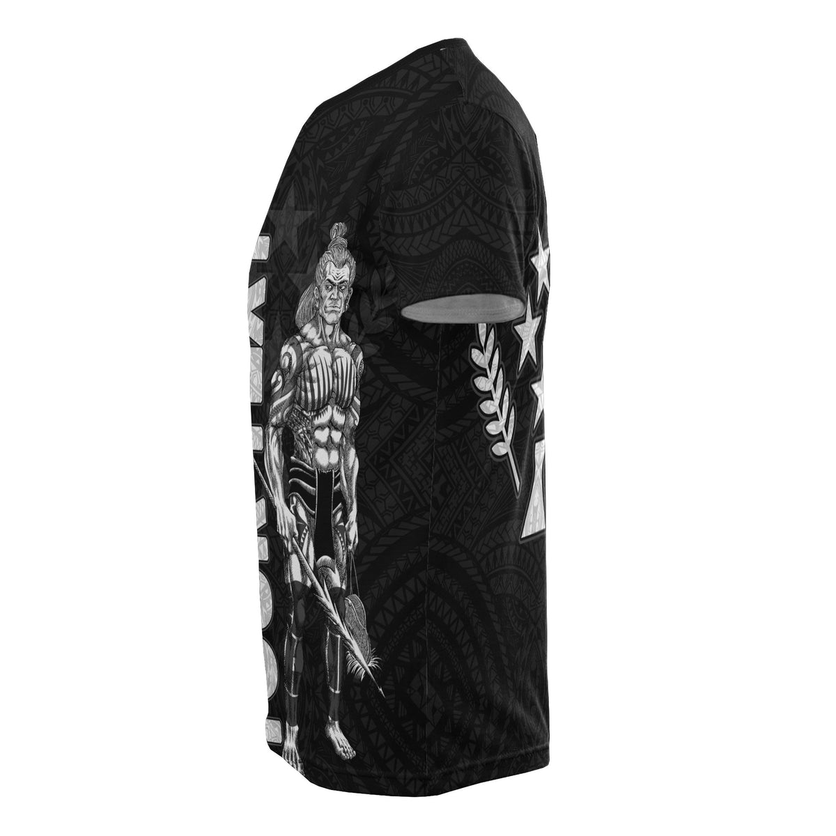 Kosrae Custom Polynesian T Shirt Micronesia Kosraean Warrior - Polynesian Pride