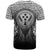 Kosrae T Shirt Circle Pattern Black - Polynesian Pride