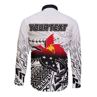 (Custom Personalised) Papua New Guinea Patterns Long Sleeve Button Shirt LT6 - Polynesian Pride