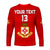 (Custom Text and Number) Kolisi Tonga College Atele Long Sleeve Shirt 140 Years Anniversary Tongan Ngatu LT13 - Polynesian Pride