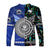 Samoa And New Zealand Long Sleeve Shirt Together - Paua Shell LT8 - Polynesian Pride