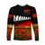 New Zealand Maori ANZAC Long Sleeve Shirt Poppy Vibes - Black LT8 Unisex Black - Polynesian Pride