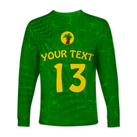 (Custom Text and Number) Cocos (Keeling) Islands Long Sleeve Shirt Proud Flag Unique LT13 - Polynesian Pride